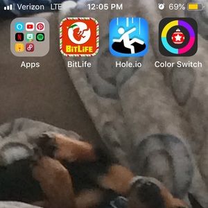 Top half of my home screen